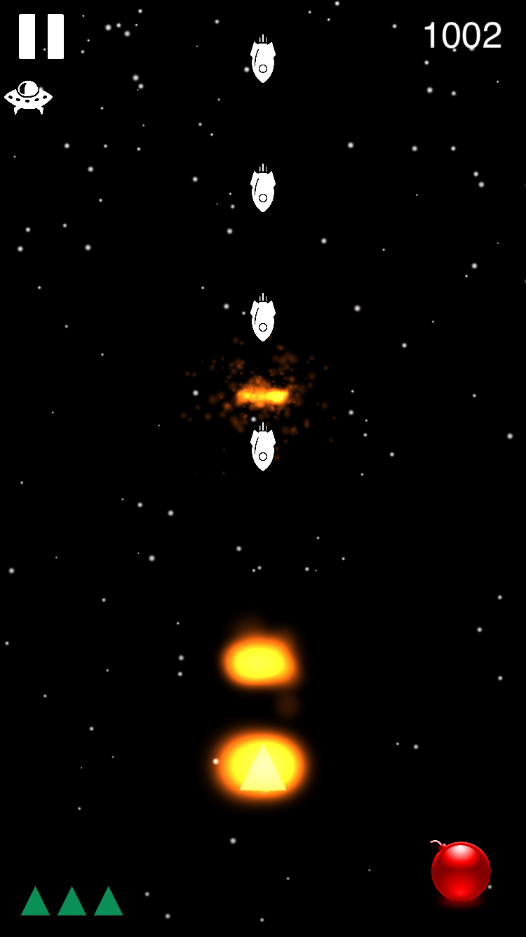 Simio-Space Shooter | App, Spiel für iPhone und iPad - Screenshot 3.