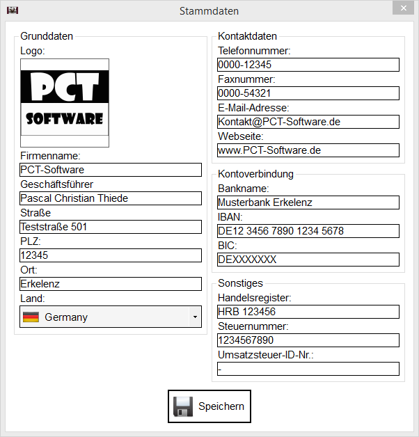PCT-Buchhaltung | Verwaltung von Kunden, Angeboten, Rechnungen, Mahnungen und Gutschriften - Screenshot 3.