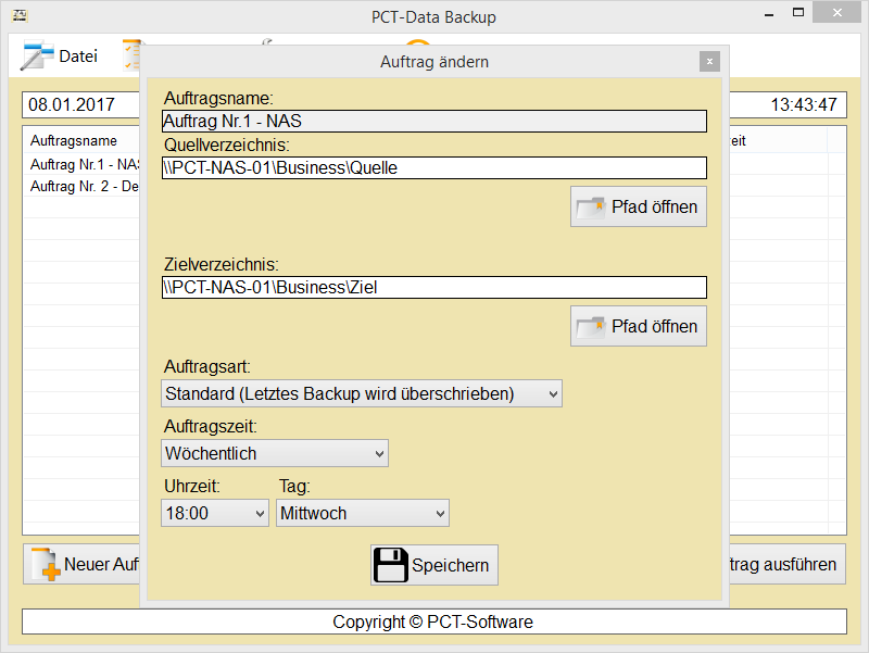 PCT-Data Backup | Backup, Sicherung von Daten - Screenshot 4.