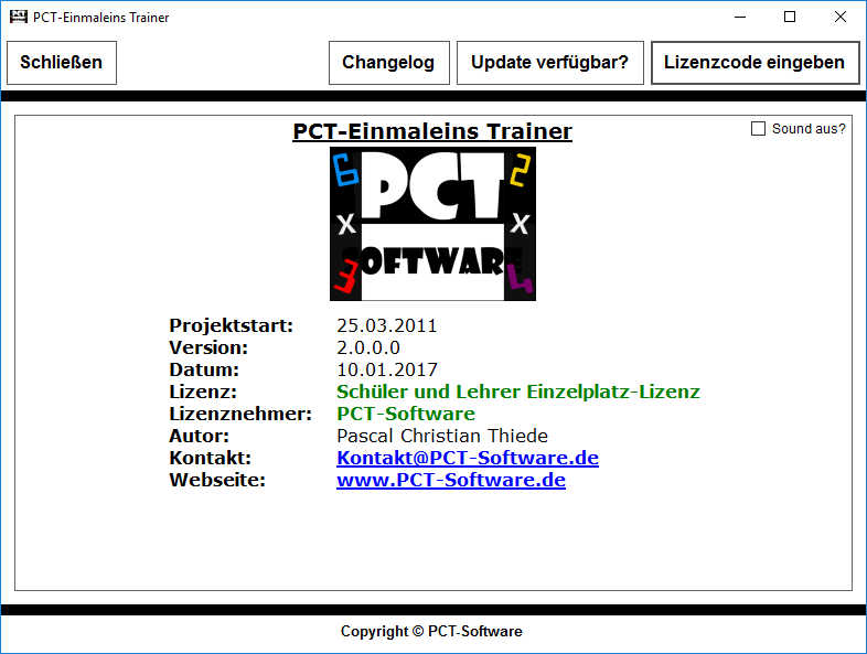 PCT-Einmaleins Trainer | Das kleine und große Einmaleins, 1x1 - Screenshot 10.