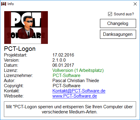 PCT-Logon | Sperren und Entsperren über einen USB-Stick - Screenshot 3.