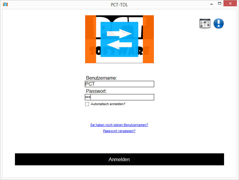 PCT-TDL - Client | Aufgaben anlegen und verwalten - Screenshot 1.
