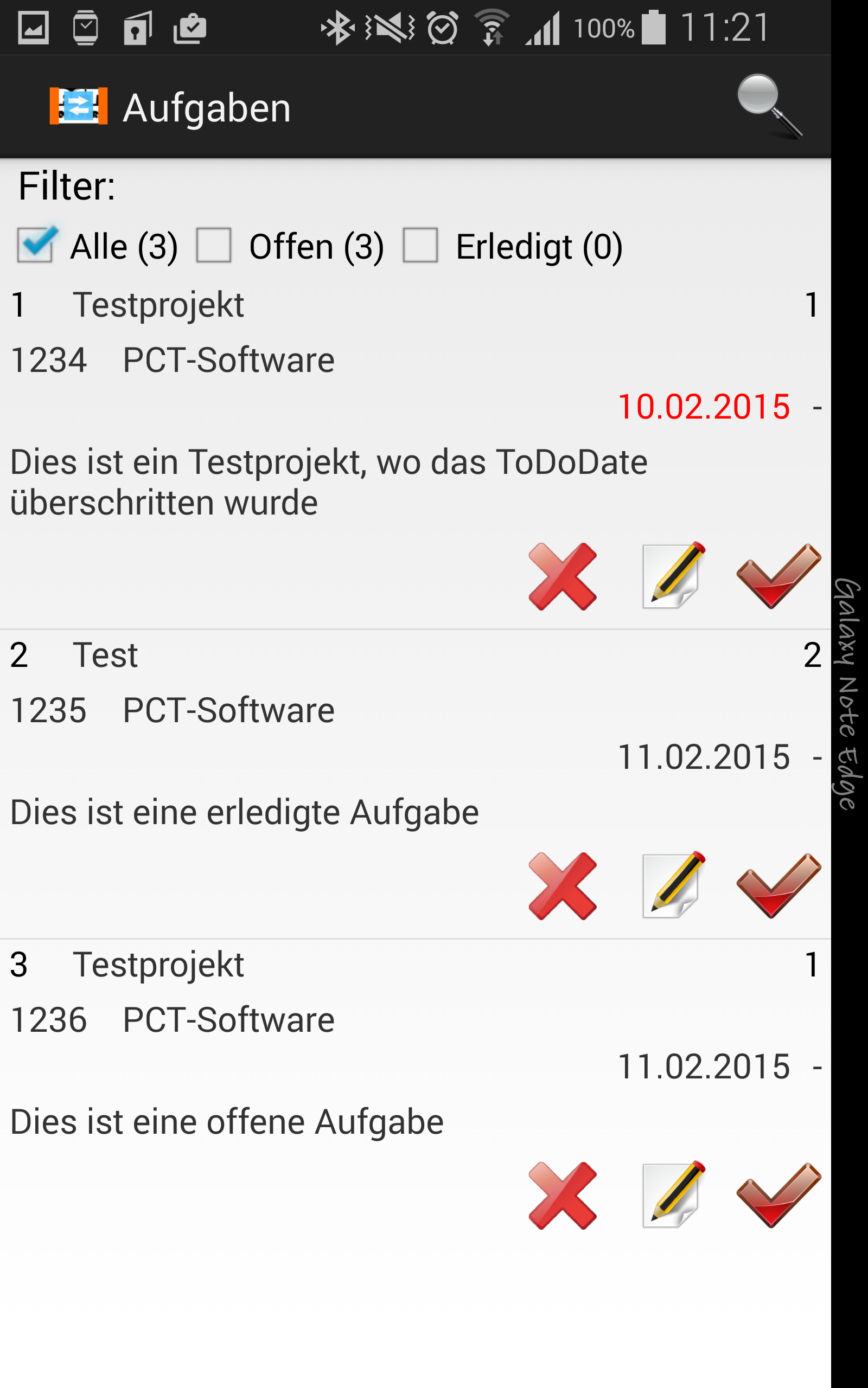 PCT-TDL - Client | Aufgaben anlegen und verwalten - Android App - Screenshot 9.