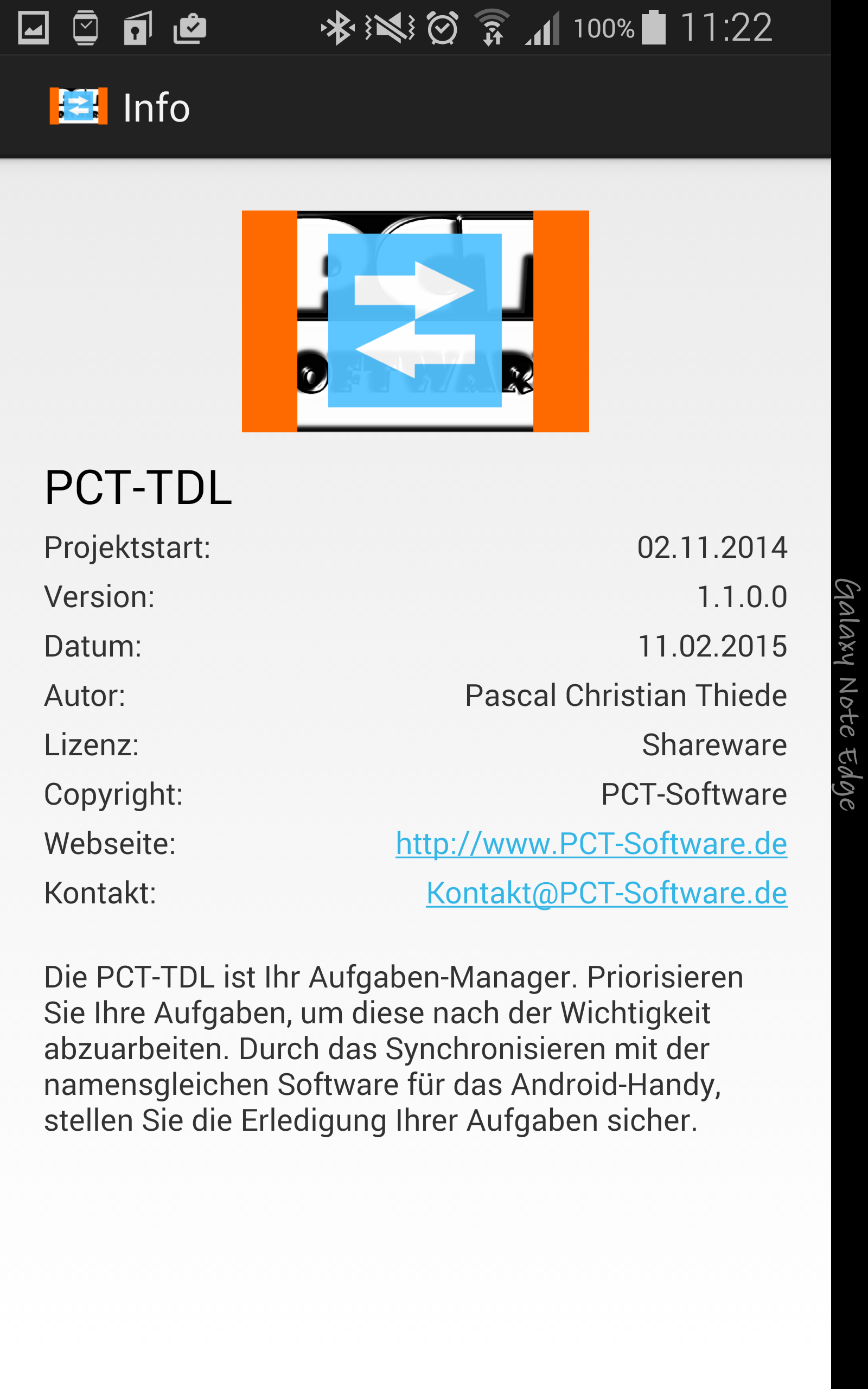 PCT-TDL - Client | Aufgaben anlegen und verwalten - Android App - Screenshot 12.