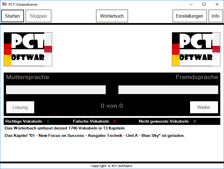 PCT-Vokabeltrainer | Fremdsprachen, Vokabeln lernen - Screenshot 2.