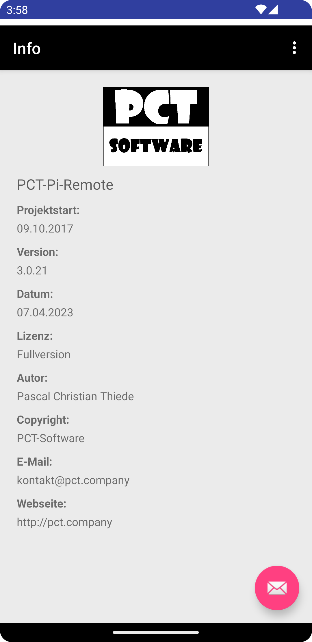 PCT-Pi-Remote | App für Android, Smart Home - Screenshot 9.